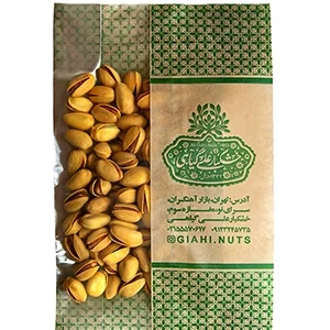 پسته اکبری شور درجه یک بسته بندی